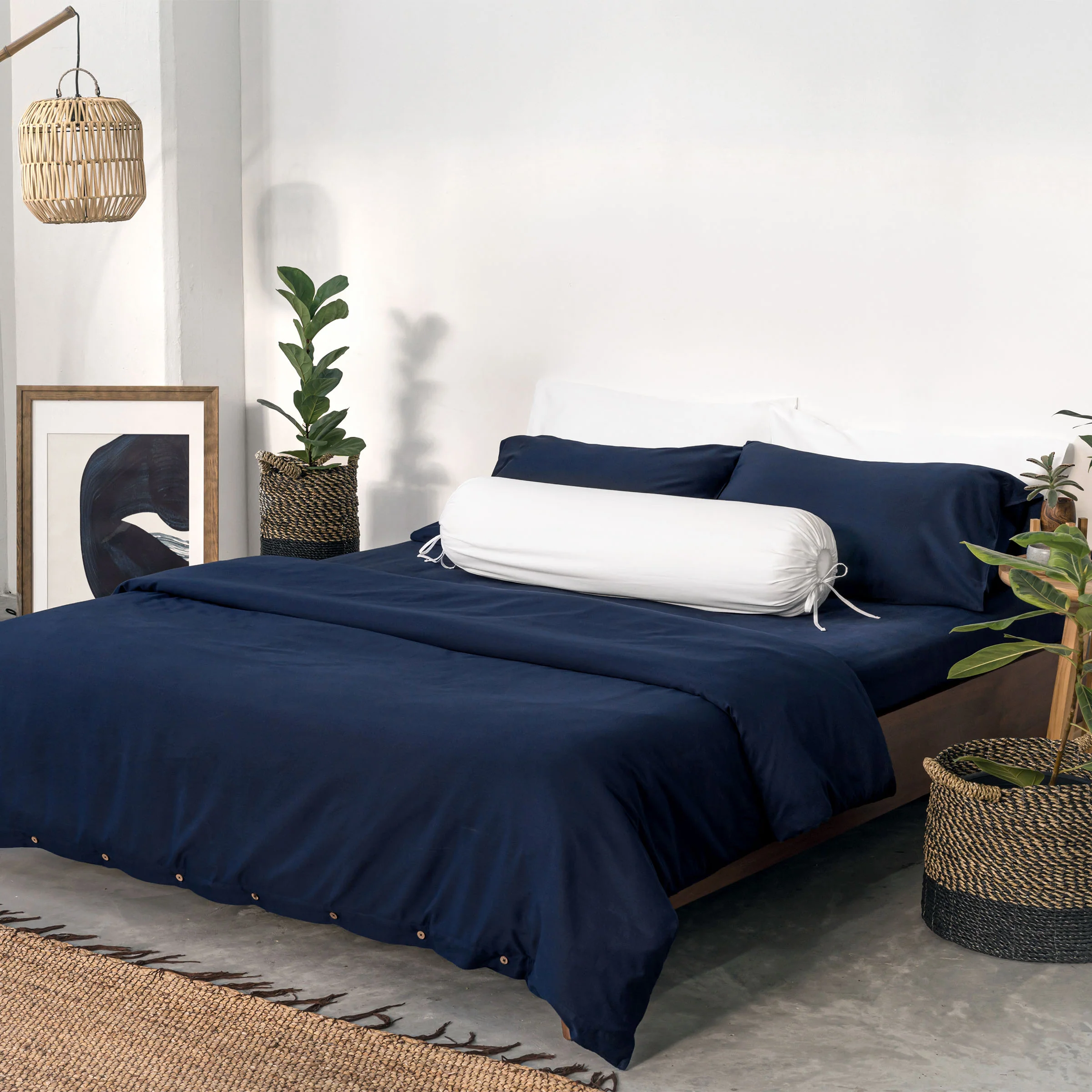 Classic Navy Duvet Bundle Set - Image 6