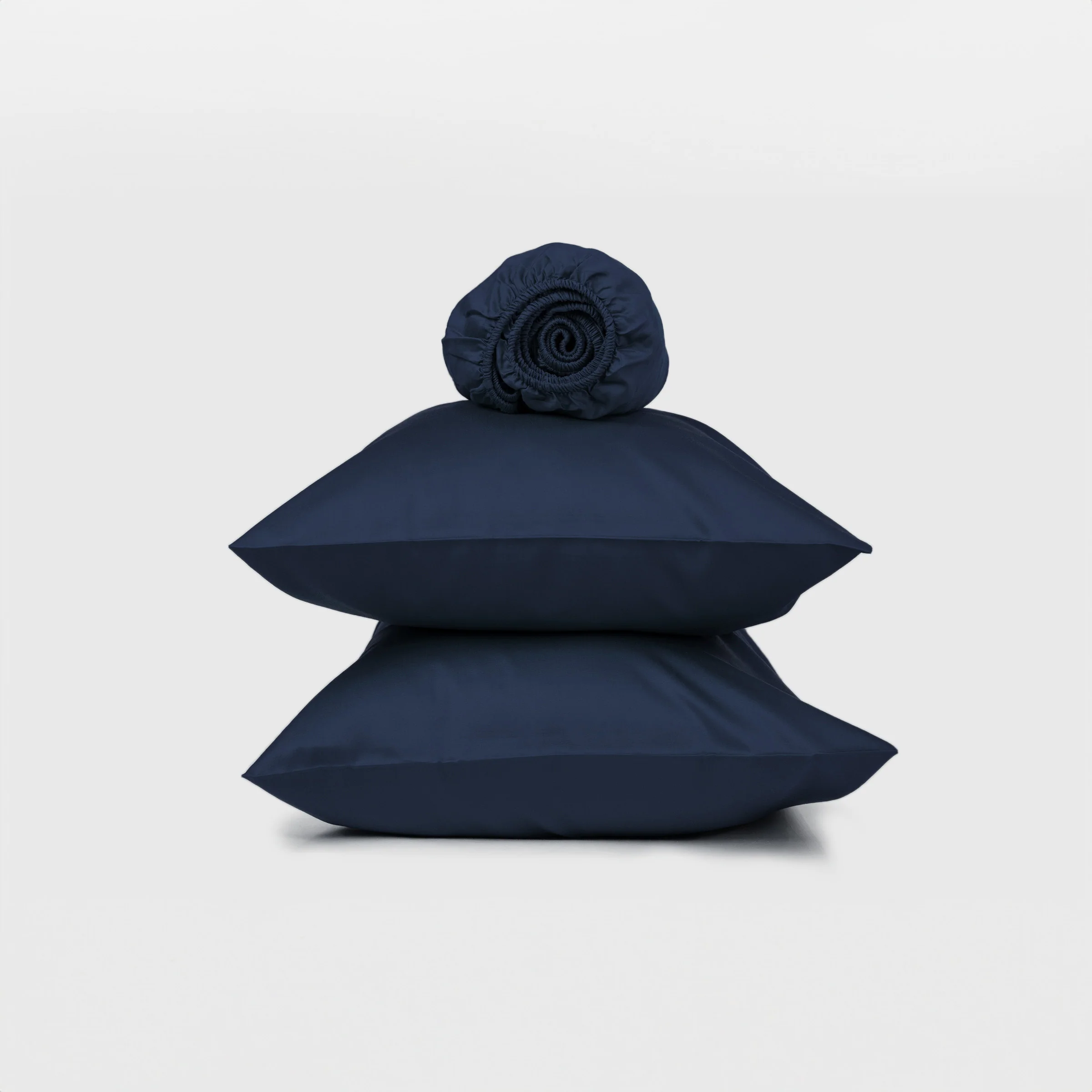 Classic Navy Fitted Sheet Set - Image 3