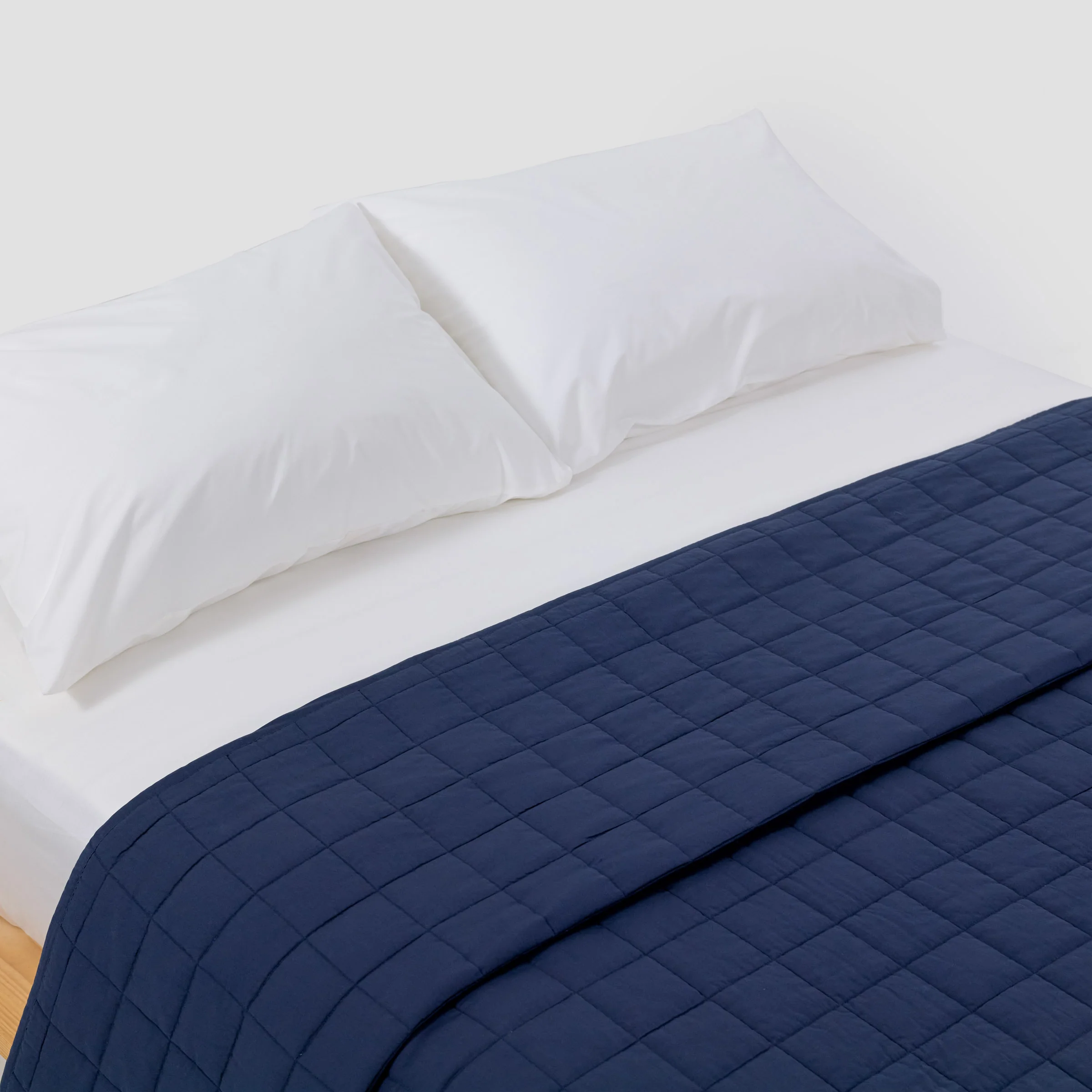 Classic Navy Organic Cotton Quilts - Image 3