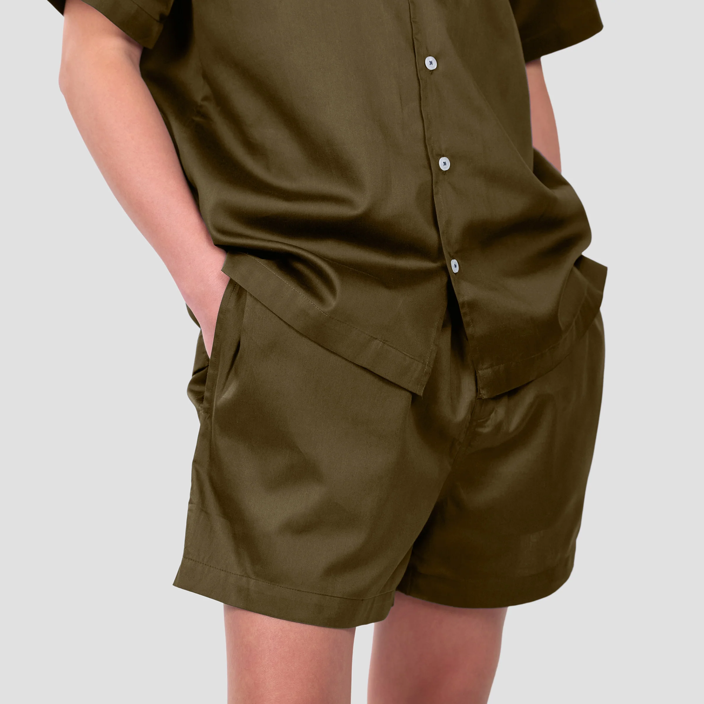 Organic Cotton Men's Loungewear Shorts - Image 3