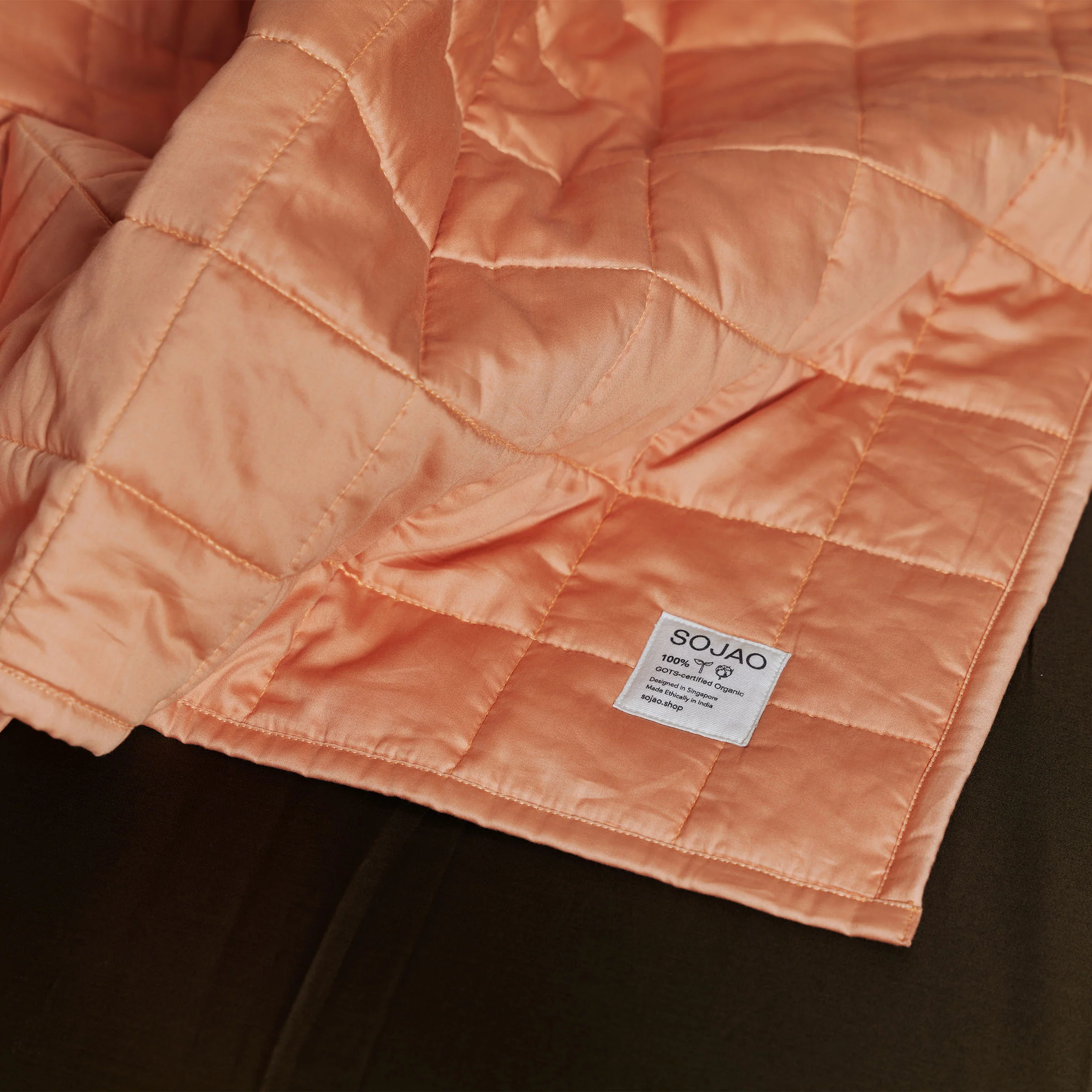 Classic Peach Organic Cotton Quilts - Image 5