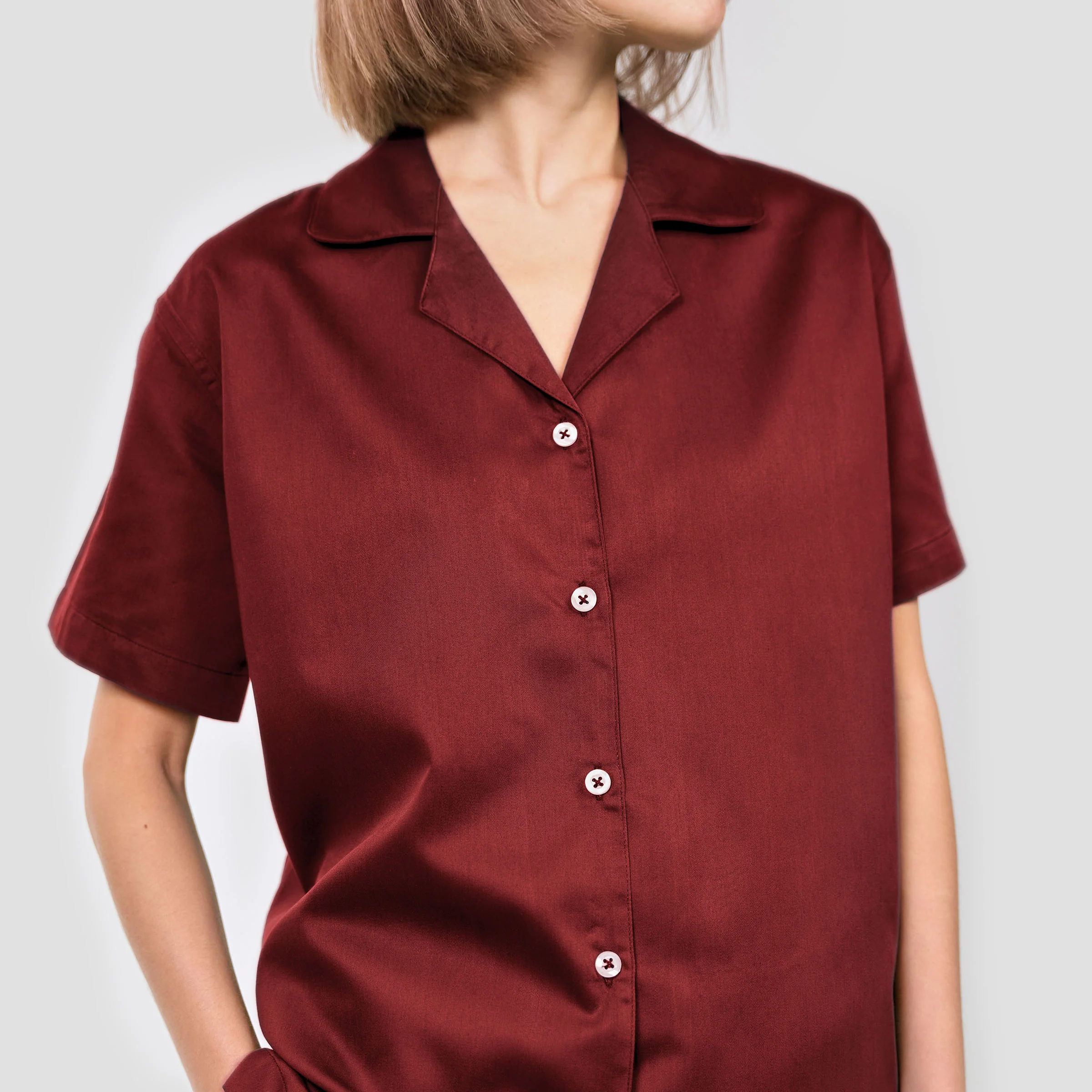 Organic Cotton Women's Loungewear Shirt - Image 6